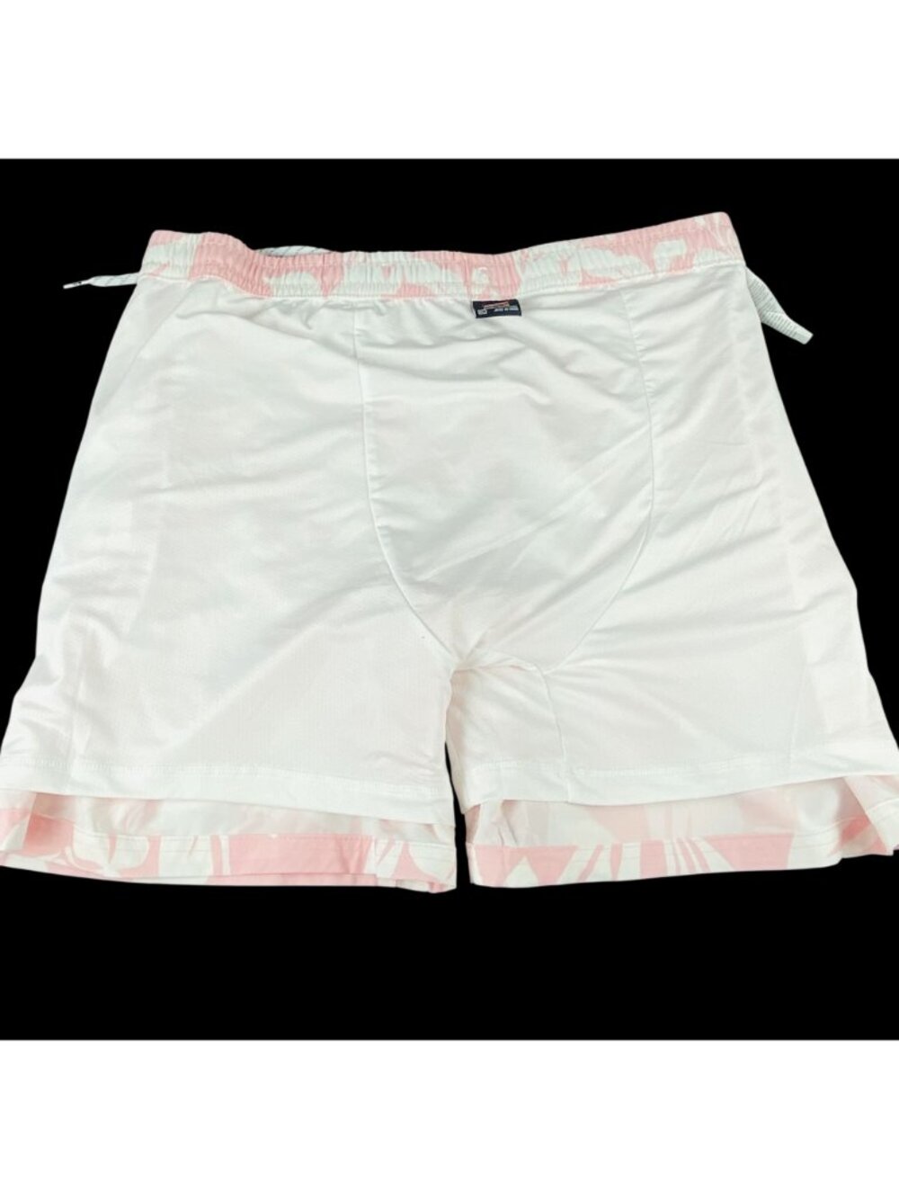 Quiksilver Mens XL Pink Tropical Swim Shorts Drawstring Waistband w/ Pockets - Picture 15 of 15
